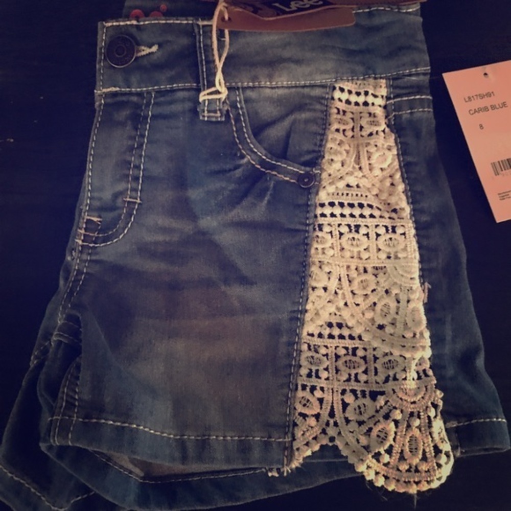 NWT LEE Jean Shorts Girls 10